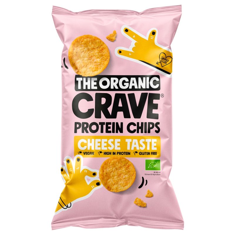 The Organic Crave The Organic Crave Protein Chips Cheese Taste 75g - Produktbild