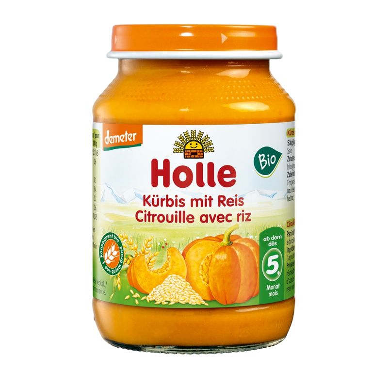 Holle  Kürbis mit Reis - Produktbild
