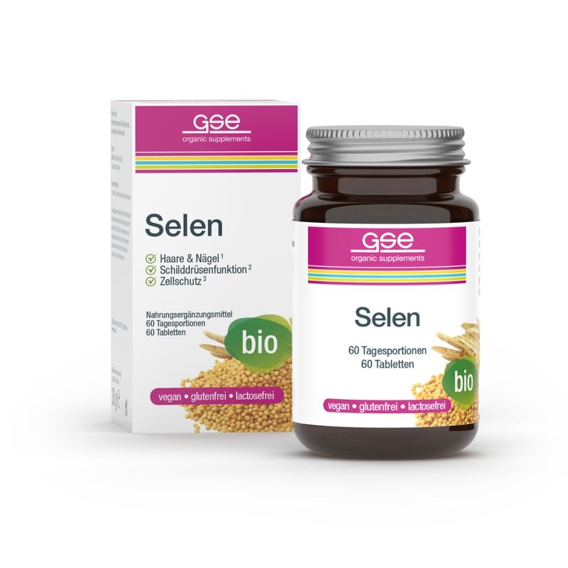 GSE  Selen Compact (Bio), 60 Tabletten à 500 mg - Produktbild