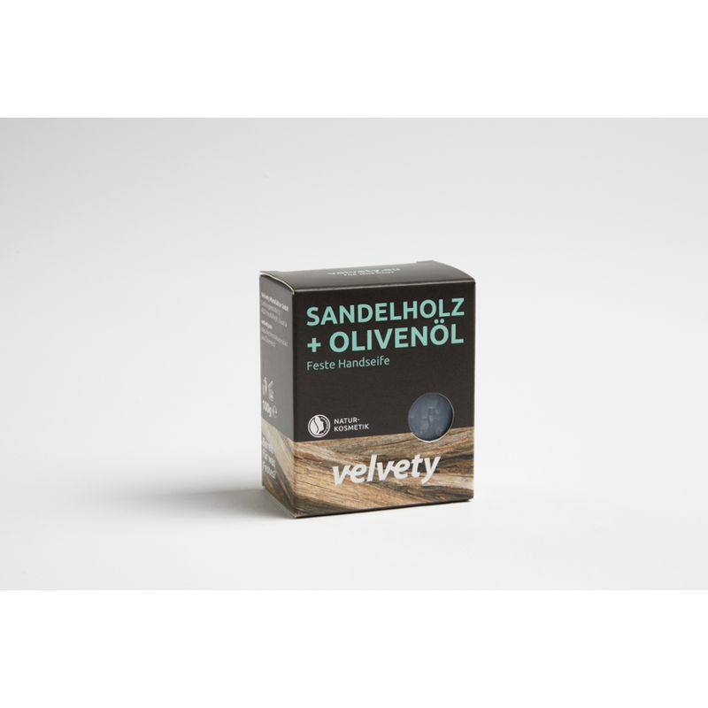 Velvety Handseife Sandelholz + Olivenöl 100G - Produktbild