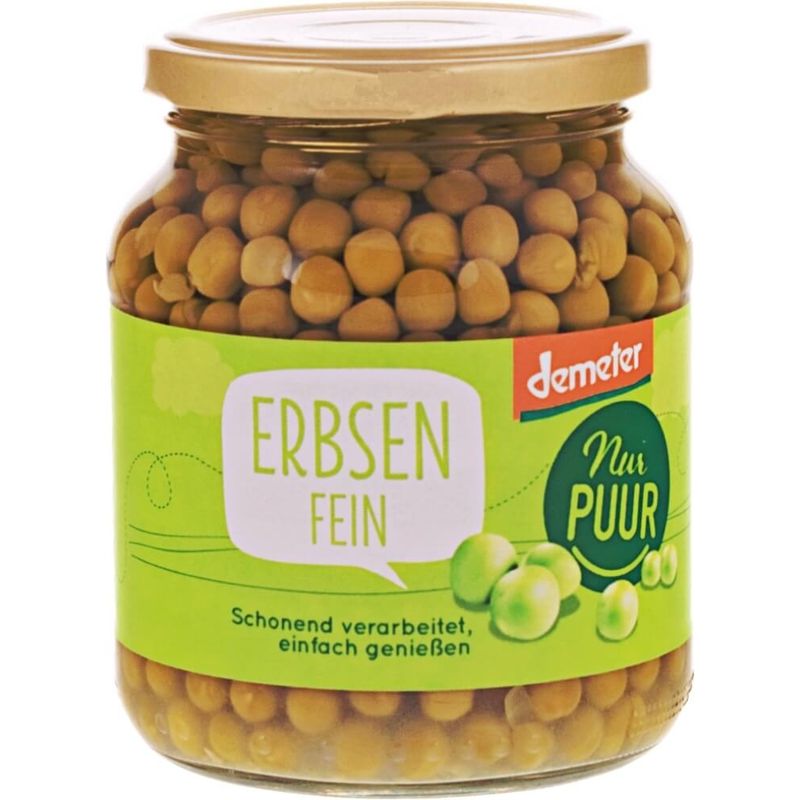 Nur Puur Erbsen Demeter - Produktbild