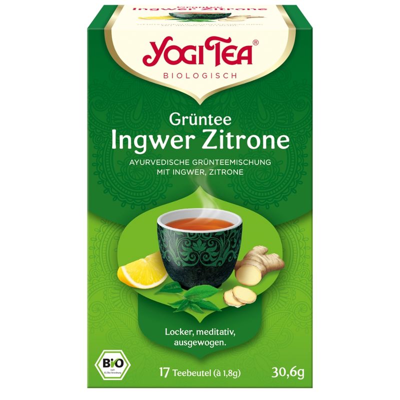 YOGI TEA Yogi Tea® Grüntee Ingwer Zitrone Bio - Produktbild
