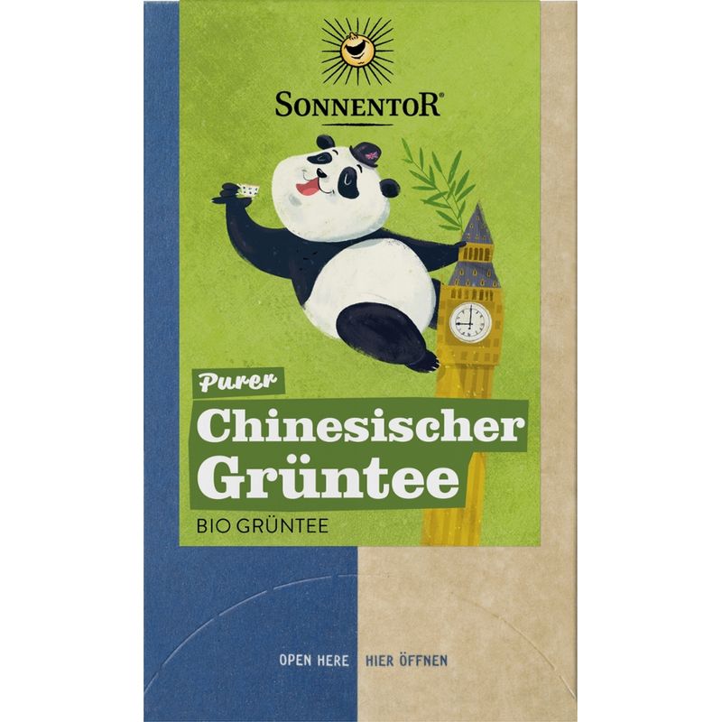 Sonnentor Purer Chinesischer Grüntee, Doppelkammerbeutel - Produktbild