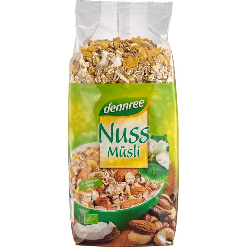 dennree Nussmüsli mit fein gerösteten Nüssen - Produktbild