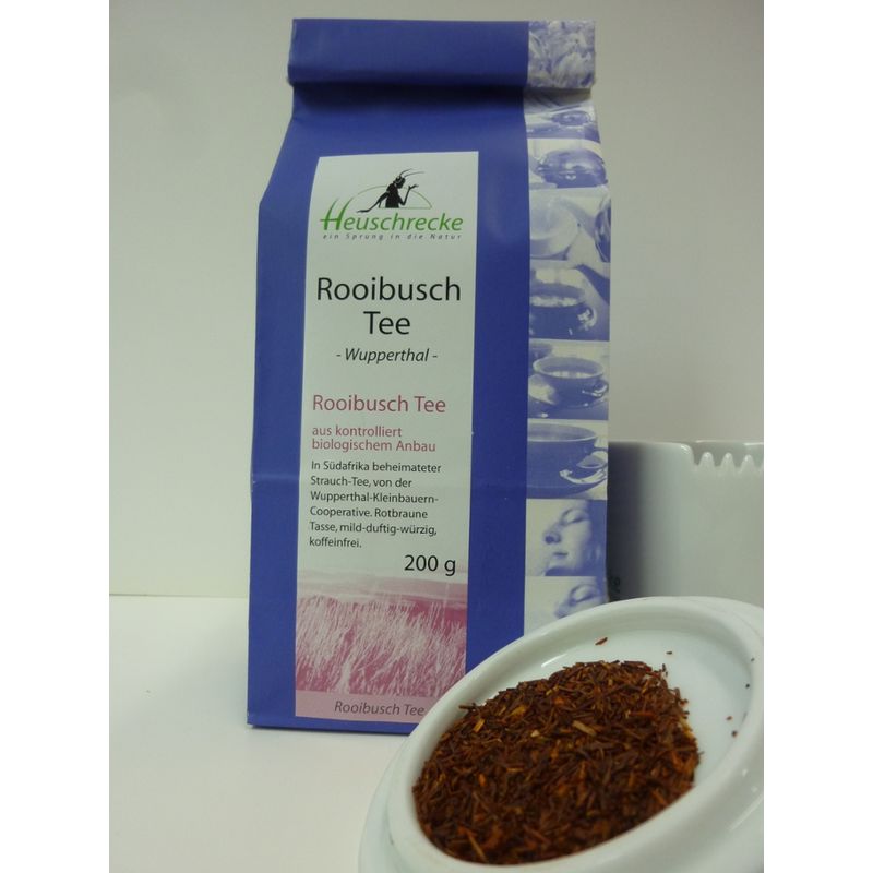 Heuschrecke Rooibusch, rot, 200g, kbA - Produktbild