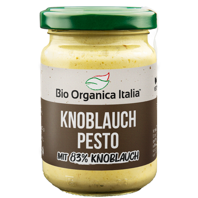 Bio Organica Italia Bio Organica Italia Knoblauch Pesto 140 g - Produktbild