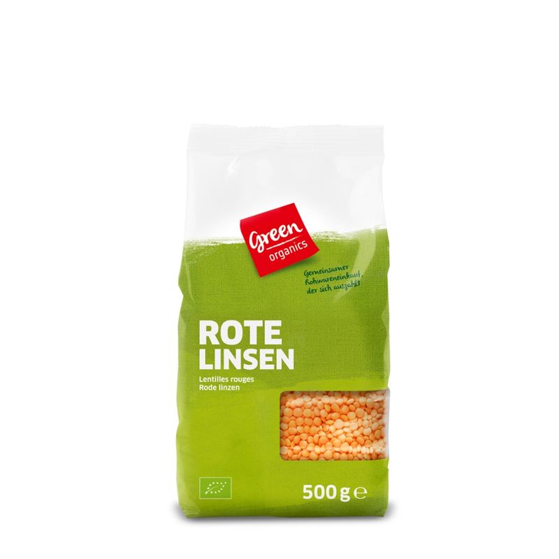 greenorganics Rote Linsen - Produktbild