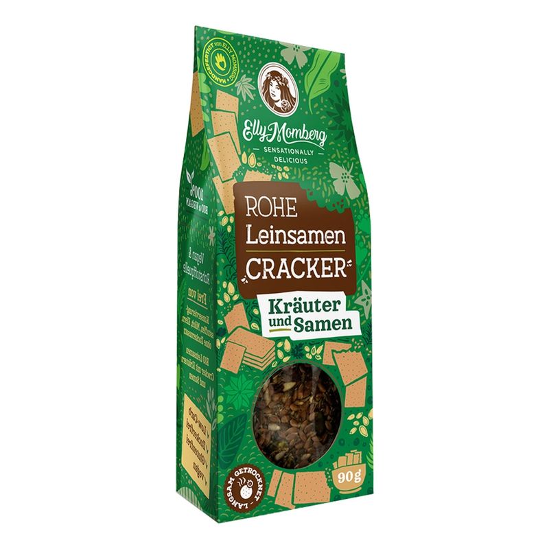 Elly Momberg Elly Momberg - Rohkost-Cracker - Kräuter & Samen - Produktbild