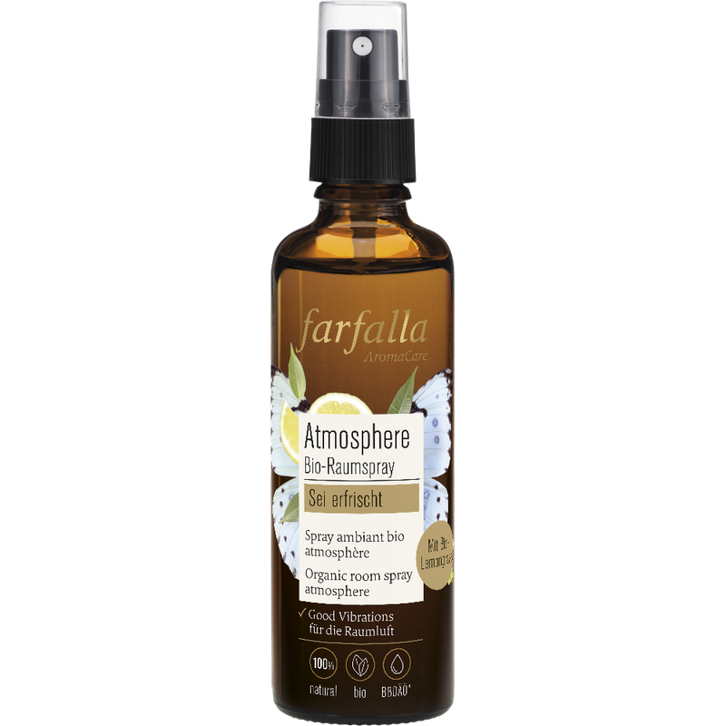 farfalla sei erfrischt, Lemongrass, Atmosphère Bio-Raumspray, 75ml - Produktbild