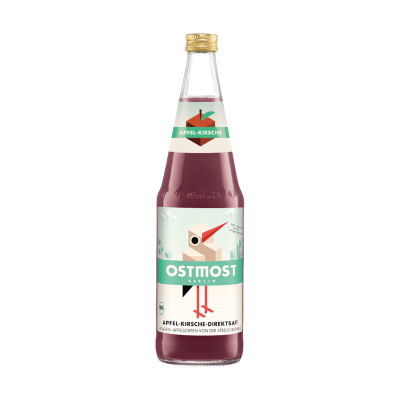 OSTMOST OSTMOST Bio Apfel-Kirsche Streuobst Direktsaft - Produktbild