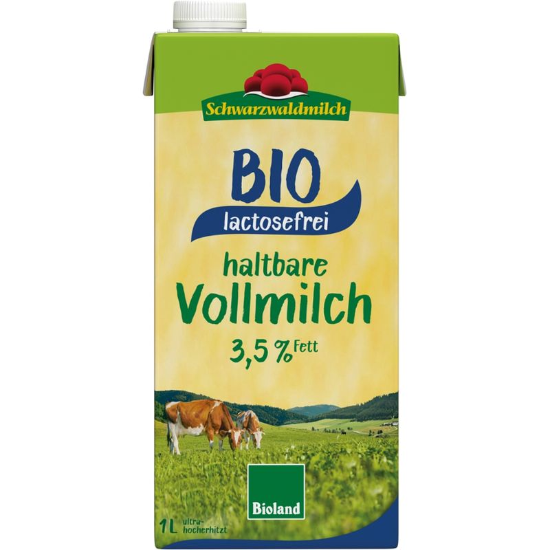 Schwarzwaldmilch BIO SWM BIO lact.frei H-Milch 3,5% 12x1L PG - Produktbild