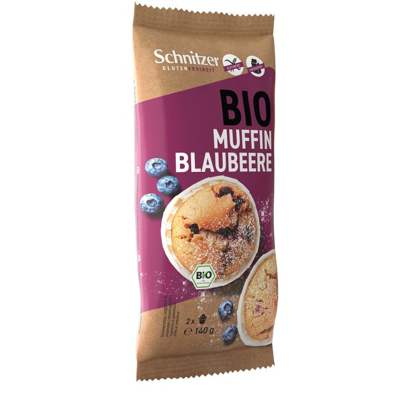 Schnitzer GLUTENFREIHEIT Bio Muffin Blaubeere - Produktbild