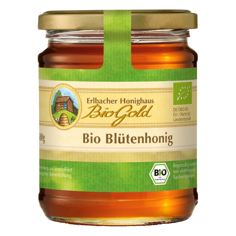 BioGold Biogold-Honig 500g BIO Blüte flüssig - Produktbild