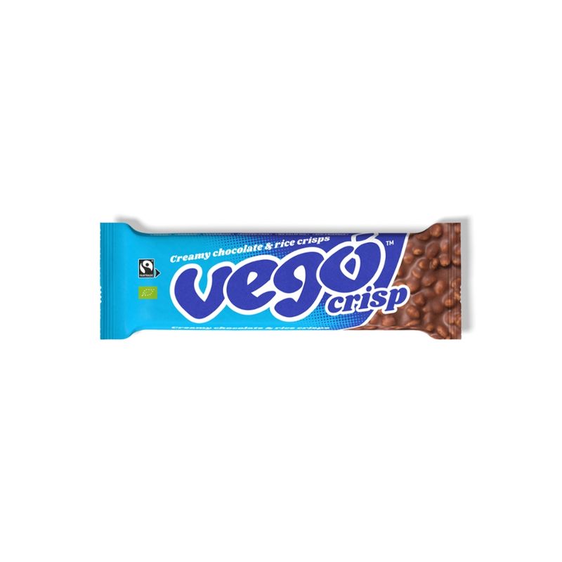 VEGO Vego Crisp - Creamy chocolate & rice crisps, Bio/Fairtrade - Produktbild