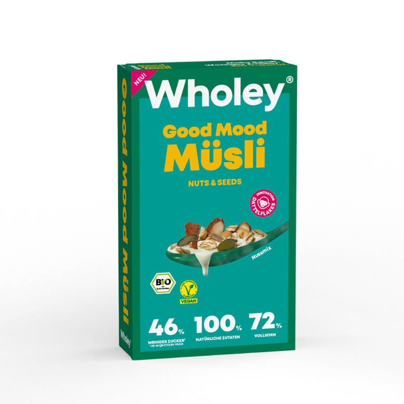 Wholey Wholey Good Mood Müsli Nuts & Seeds - Produktbild