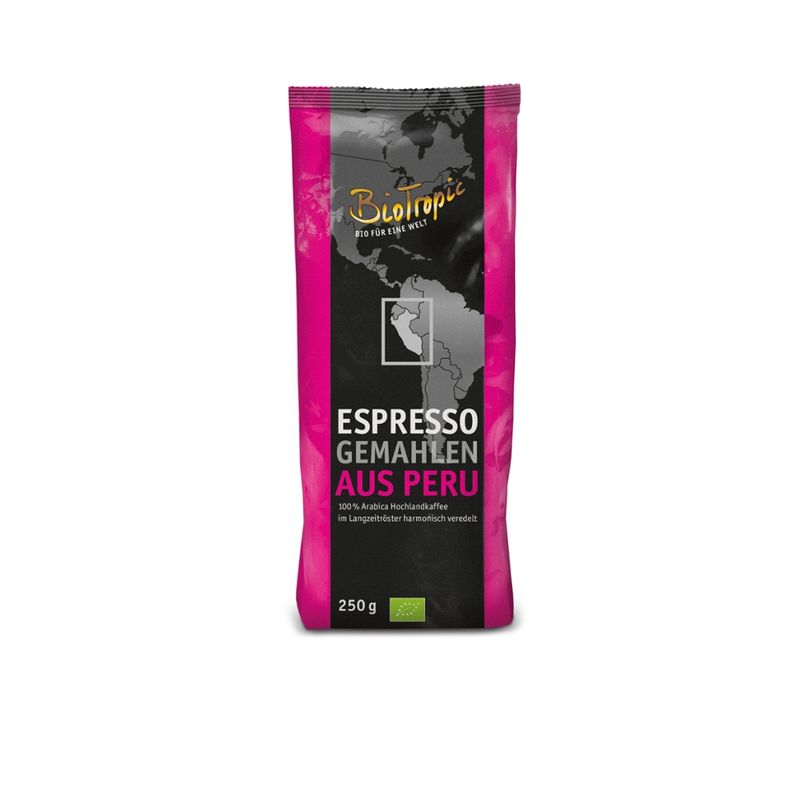 Biotropic Espresso gemahlen aus Peru - Produktbild