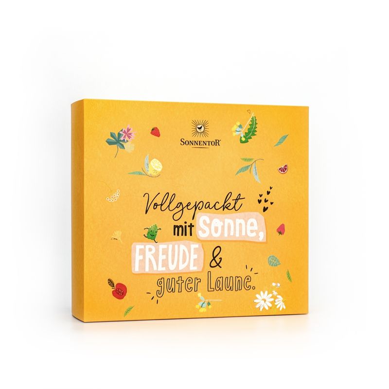Sonnentor Geschenkkarton leer Freude, M 31,5x28,5x9 cm - Produktbild