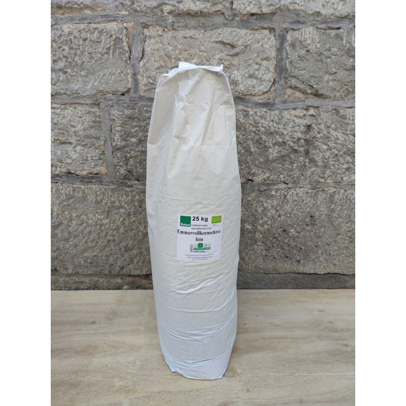 OBEG Bioland Emmervollkornschrot OBEG, gesackt, 25 kg - Produktbild
