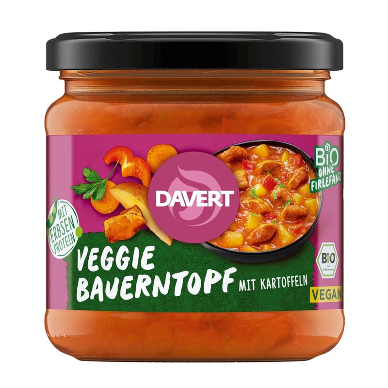 Davert Veggie Bauerntopf mit Kartoffeln 340g - Produktbild