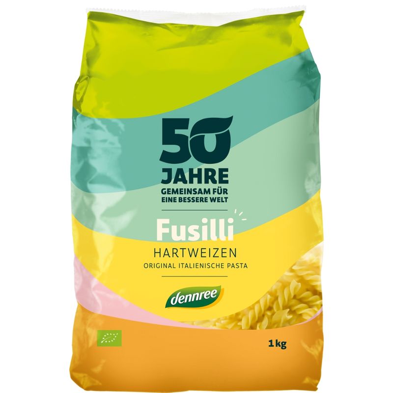 dennree Original italienische Hartweizen-Fusilli - Produktbild