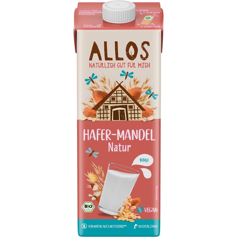 Allos Hafer-Mandel Natur Drink - Produktbild