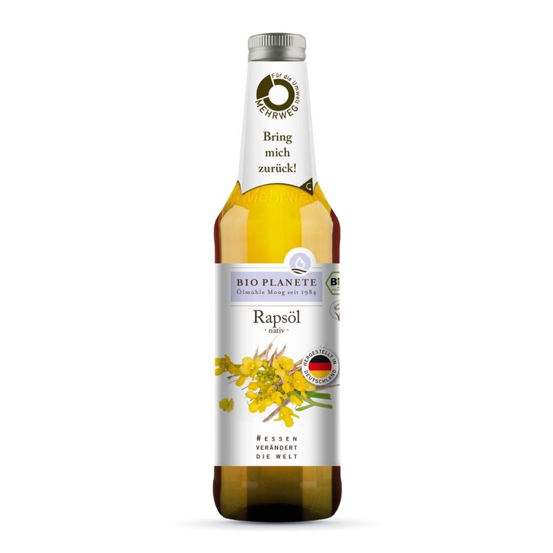 BIO PLANÈTE Rapsöl nativ 500 ml Mehrweg - Produktbild