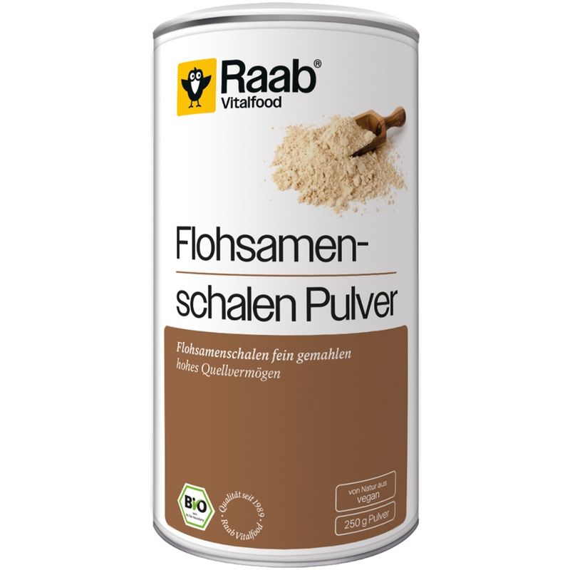 Raab Vitalfood Bio Flohsamenschalenpulver - Produktbild