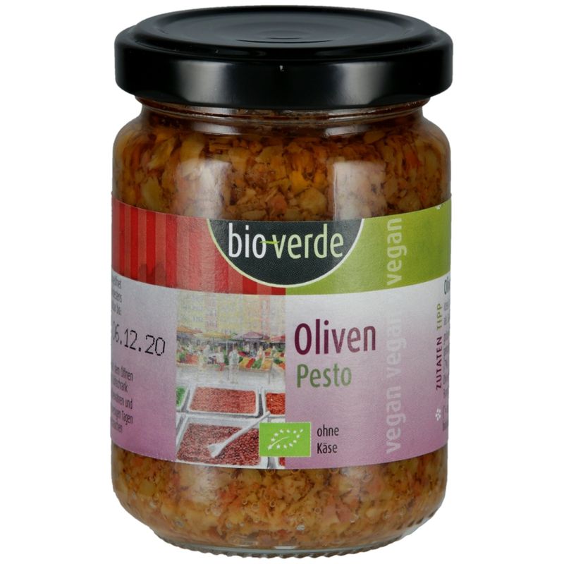 bio-verde Oliven-Pesto vegan 125 ml - Produktbild