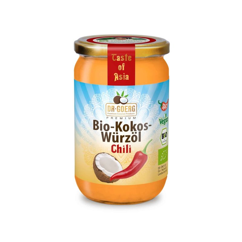 Dr. Goerg Dr. Goerg Premium Bio-Kokos-Würzöl Chili 190ml - Produktbild