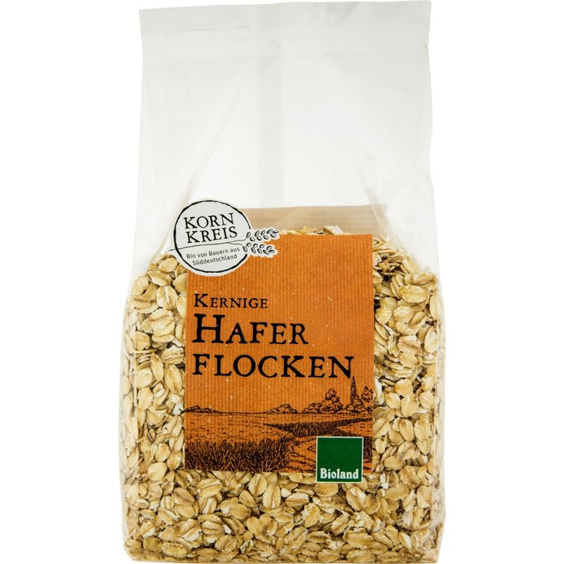 KORNKREIS Bioland kernige Haferflocken - Produktbild