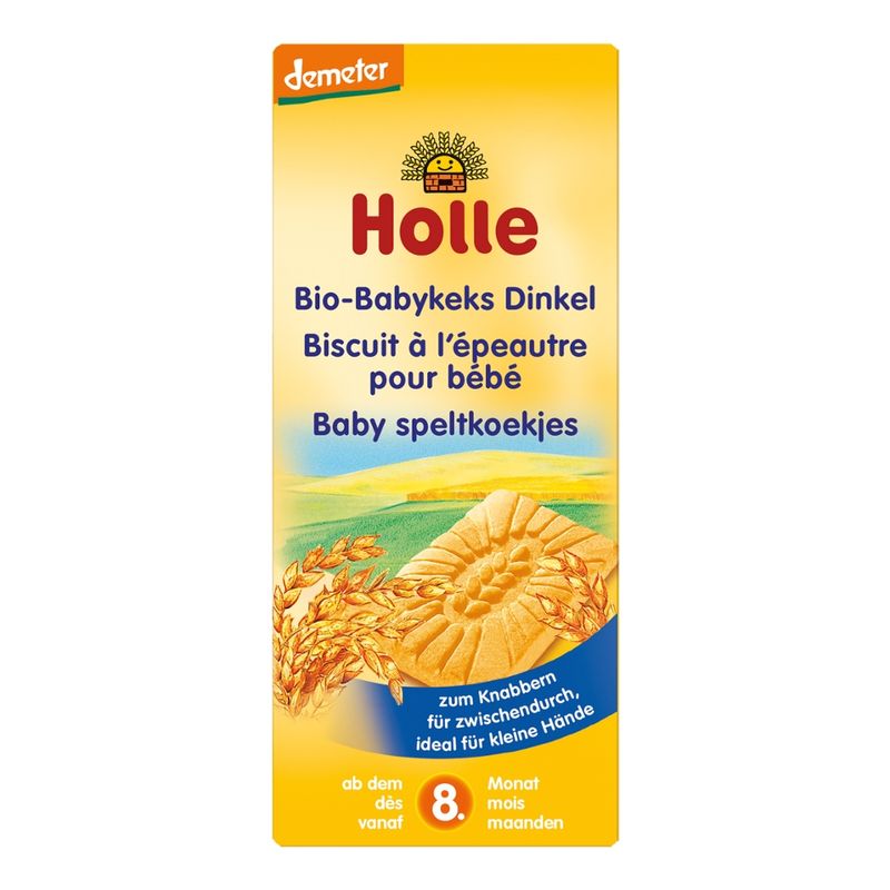 Holle  Bio-Babykeks Dinkel - Produktbild