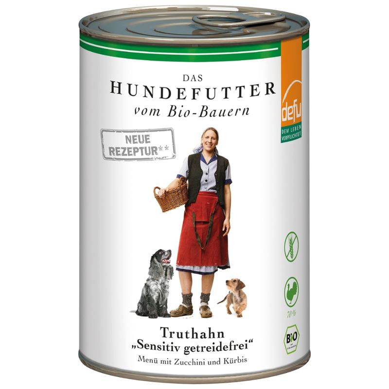 defu - Das Tierfutter vom Bio-Bauern Truthahn "Sensitiv getreidefrei" - Produktbild