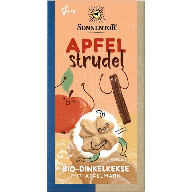 Sonnentor Apfelstrudel Kekse, Packung - Produktbild