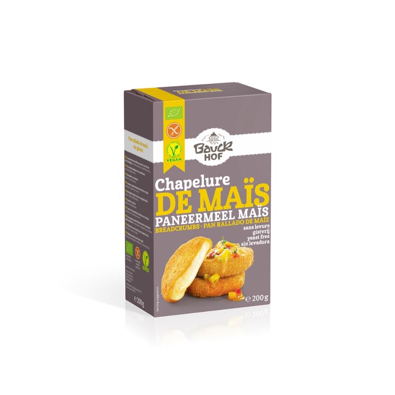 Bauck Mühle Mais Paniermehl  glutenfrei Bio Int. - Produktbild
