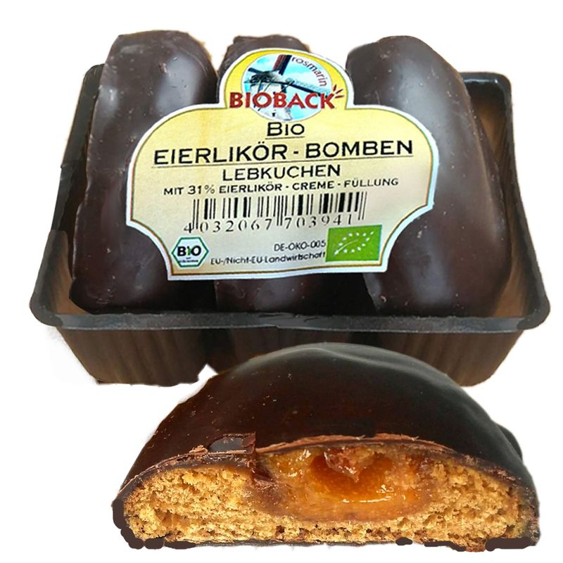rosmarin BIOBACK Bio Eierlikörbomben im Tray - Produktbild
