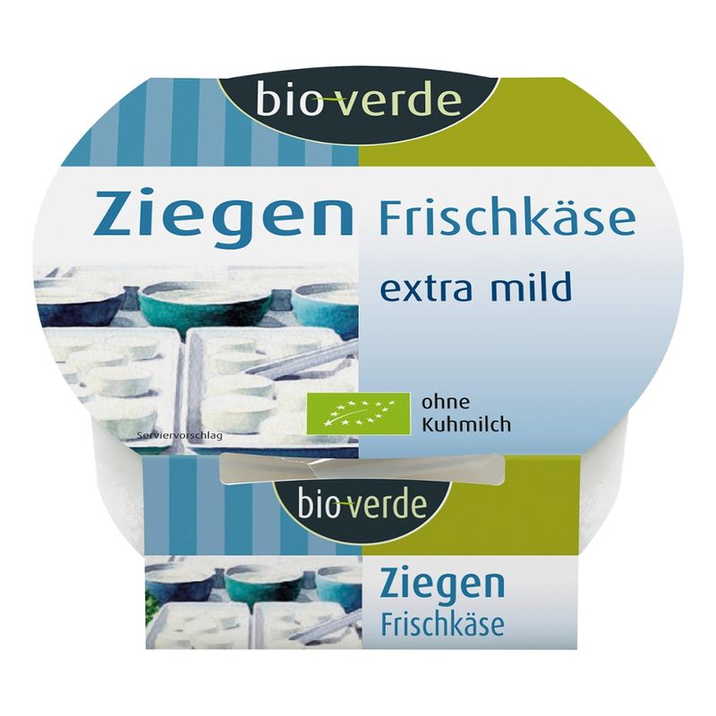 bio-verde Ziegen-Frischkäse extra mild & cremig 100 g - Produktbild