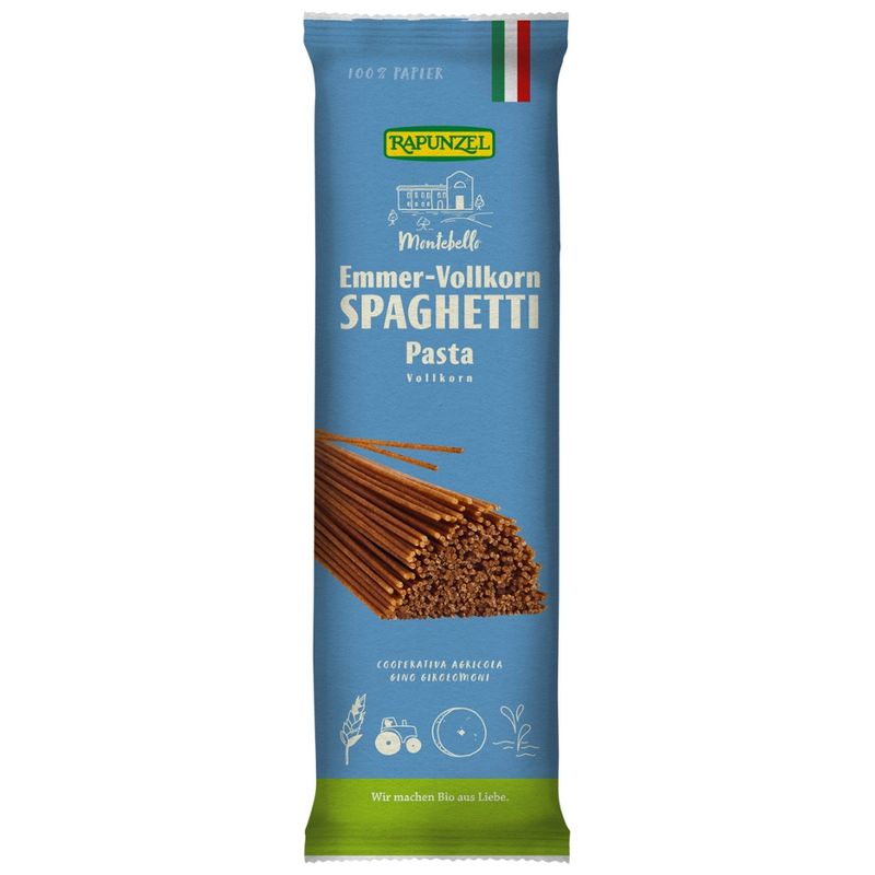Rapunzel Emmer-Spaghetti Vollkorn - Produktbild