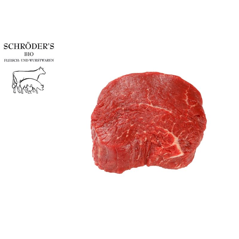 Schröder's Bio Fleisch- und Wurstwaren Rinderfilet 1 Stück ca. 180 g TK - Produktbild