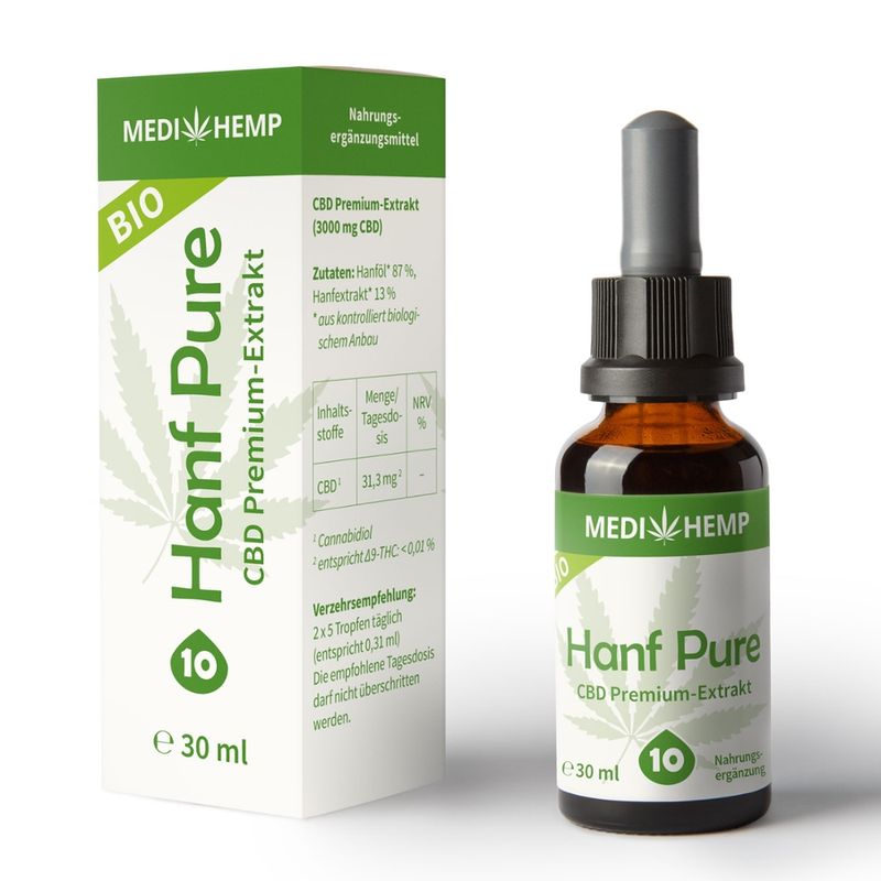 MEDIHEMP Bio Hanf Pure  10% - Produktbild