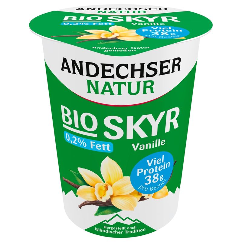 Andechser Natur Bio Skyr Vanille 0,2% - Produktbild