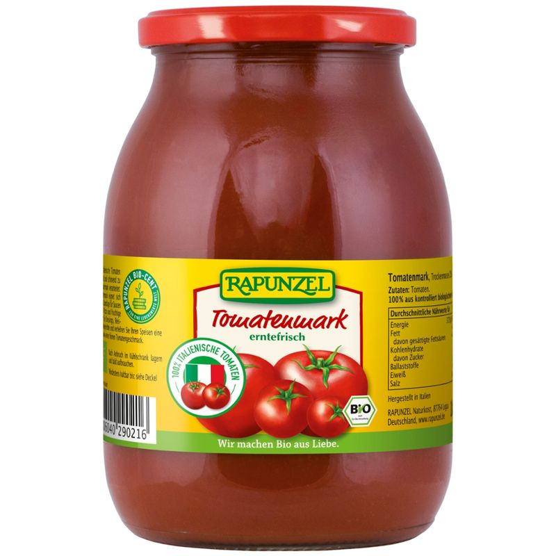 Rapunzel Tomatenmark, einfach konzentriert, 22% Tr.M. - Produktbild