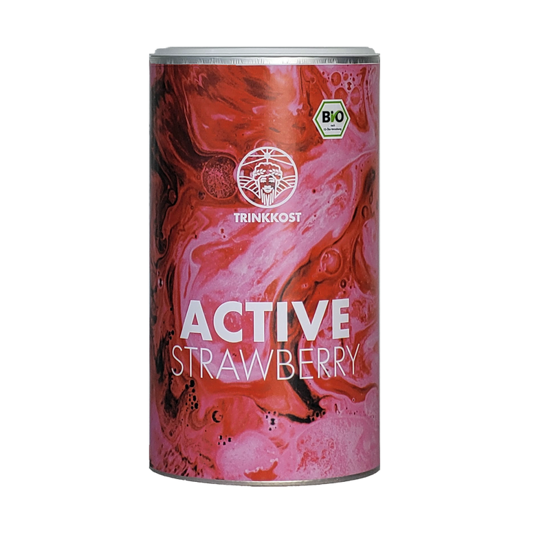 TRINKKOST TRINKKOST BIO ACTIVE Strawberry, 500 g Dose - Produktbild