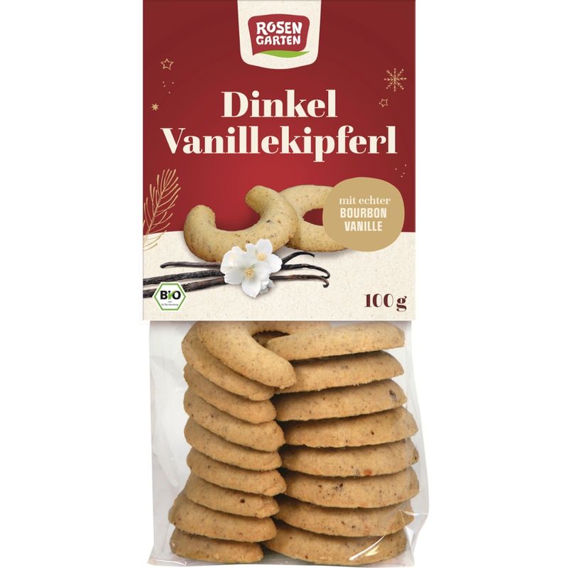 Rosengarten Dinkel-Vanille-Kipferl - Produktbild