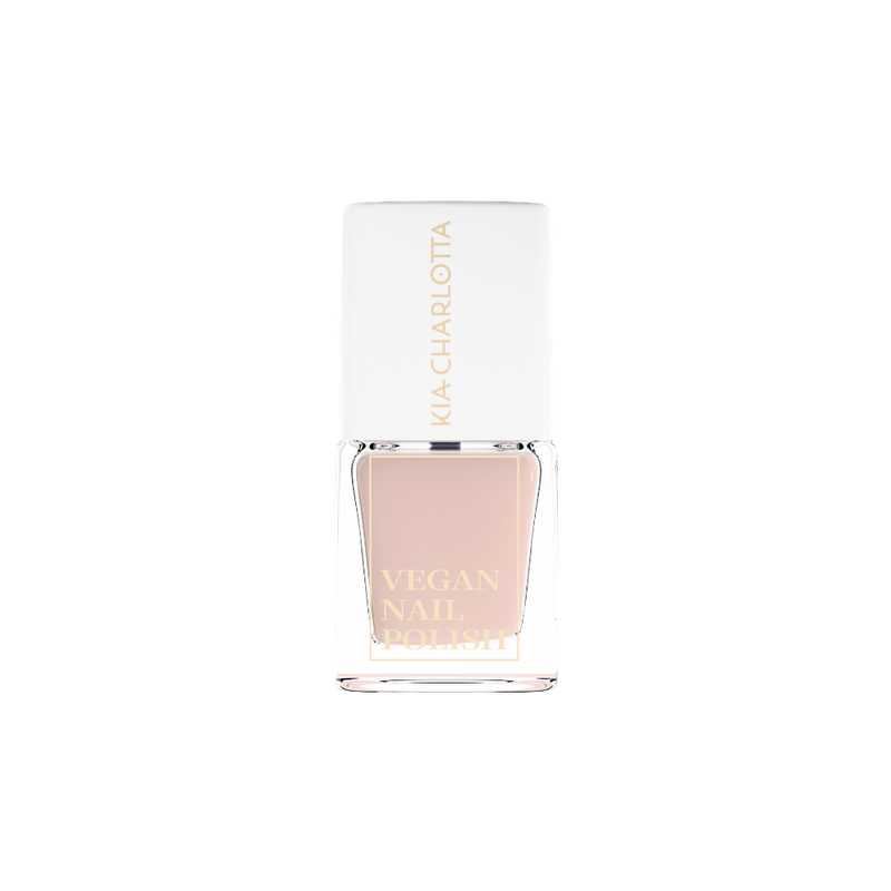 Kia-Charlotta Kia-Charlotta, Veganer Nagellack Believe (Transparentes Pink), Bis zu 87% natürlich, 100% pflanzliche Lösungsmittel, Zertifiziert Vegan, Made in Germany, Premium Qualität, 5ml - Produktbild