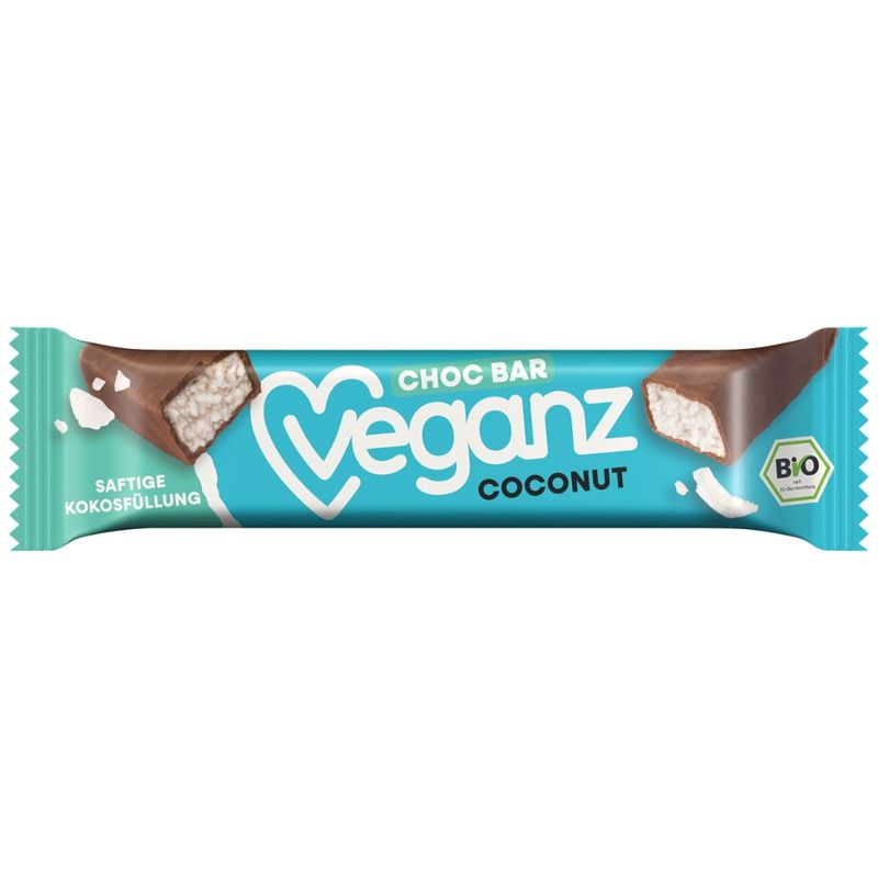 Veganz BIO Veganz Choc Bar Coconut 40g - Produktbild