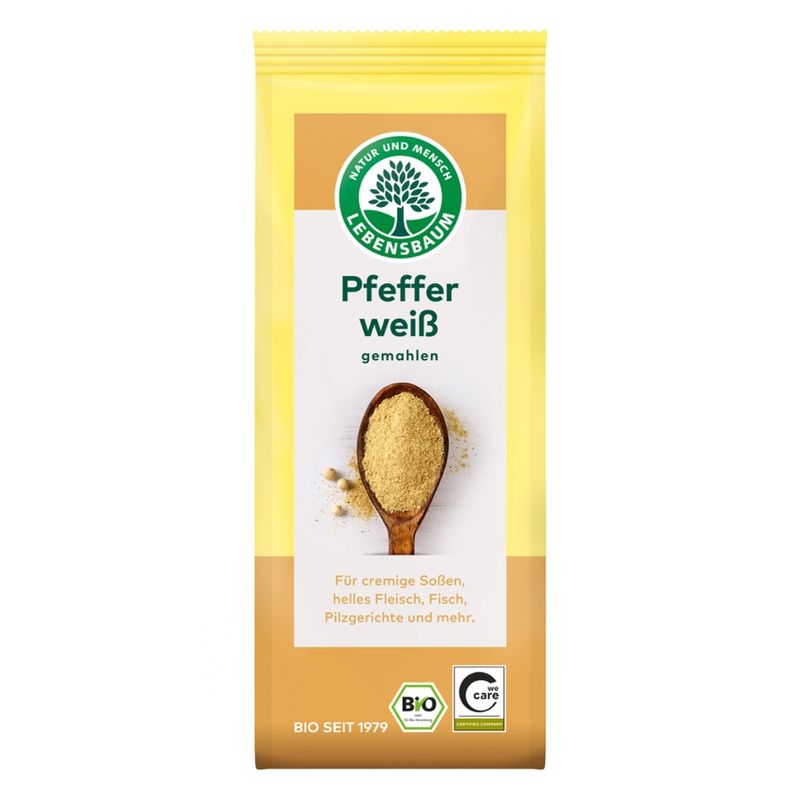 LEBENSBAUM Weißer Pfeffer, gemahlen - Produktbild