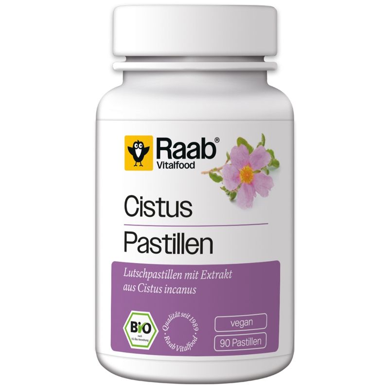 Raab Vitalfood Bio Cistus-Pastillen 90 Stück - Produktbild