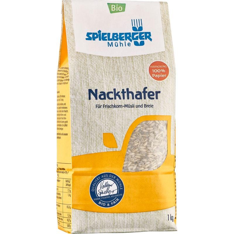 Spielberger Mühle Nackthafer, kbA - Produktbild