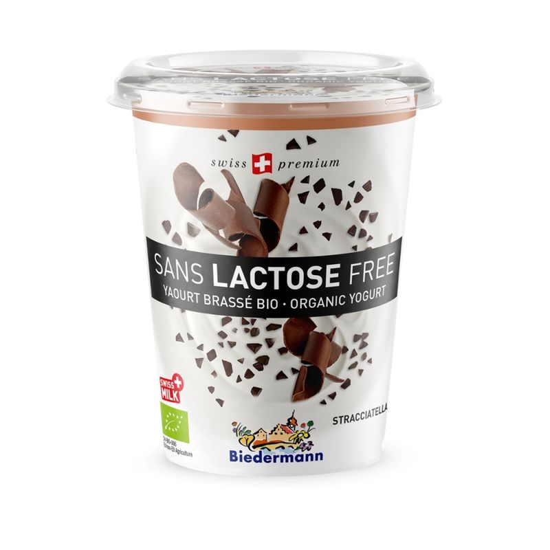 Molkerei Biedermann Bio Jogurt lactosefrei Stracciatella - Produktbild