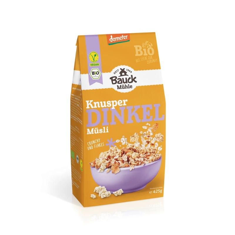 Bauck Mühle Dinkel Müsli Knusper Demeter - Produktbild